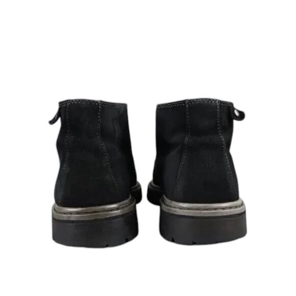 Skechers Shoes Womens 7.5 Boots Leather Work Combat Lace Up Black Classic Rugged - Picture 11 of 12